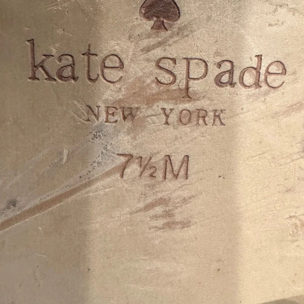 Kate Spade Black Suede Bow Mules